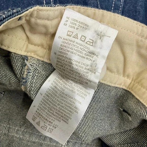 Free People Jean Shorts Brixton Vancouver High Waisted Size 24 - Picture 5 of 6